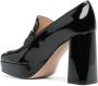 Gianvito Rossi 100mm patent-leather platform loafers Black - Thumbnail 3