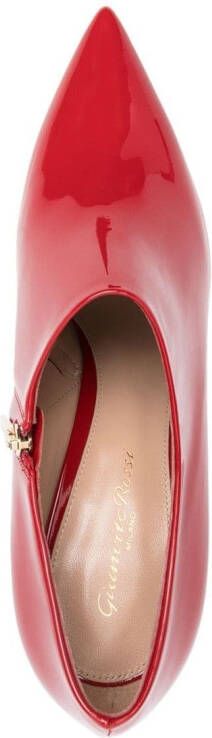 Gianvito Rossi 100mm patent-leather pumps Red