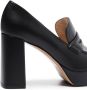 Gianvito Rossi 100mm platform leather loafers Black - Thumbnail 4