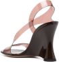 Gianvito Rossi 100mm transparent wedge sandals Brown - Thumbnail 3