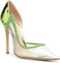 Gianvito Rossi 105 crystal-embellished pumps Green - Thumbnail 2