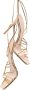 Gianvito Rossi Sylvie 105mm lace-up sandals Gold - Thumbnail 2