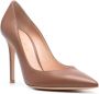 Gianvito Rossi 105mm leather pumps Brown - Thumbnail 2