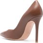 Gianvito Rossi 105mm leather pumps Brown - Thumbnail 3