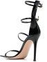 Gianvito Rossi Ribbon Uptown 105mm leather sandals Black - Thumbnail 3