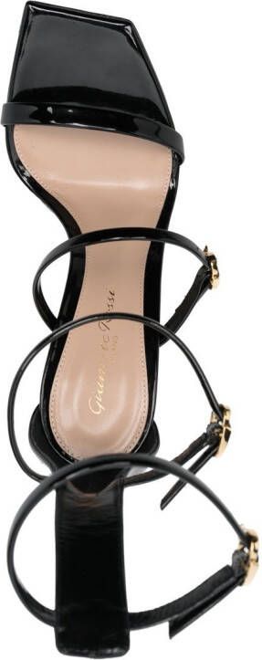 Gianvito Rossi Ribbon Uptown 105mm leather sandals Black