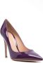 Gianvito Rossi 105mm patent-leather pumps Purple - Thumbnail 2