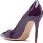 Gianvito Rossi 105mm patent-leather pumps Purple - Thumbnail 3