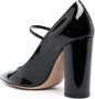 Gianvito Rossi 105mm pointed leather pumps Black - Thumbnail 3