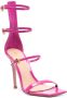 Gianvito Rossi Ribbon Uptown 105mm leather sandals Pink - Thumbnail 2