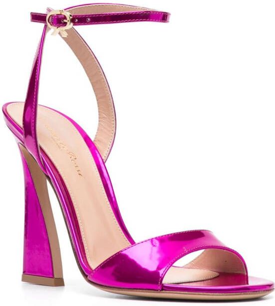 Gianvito Rossi 110mm curved-heel sandals Pink