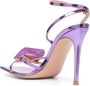 Gianvito Rossi 110mm gemstone-detail leather sandals Purple - Thumbnail 3