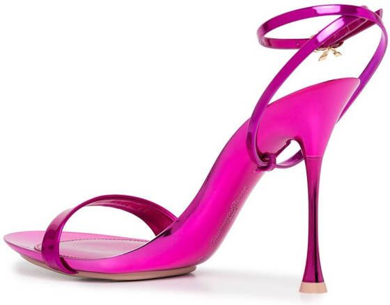 Gianvito Rossi Spice Ribbon 110mm sandals Purple