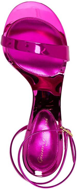 Gianvito Rossi Spice Ribbon 110mm sandals Purple