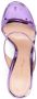 Gianvito Rossi 115mm double-strap leather mules Purple - Thumbnail 4