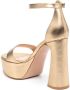 Gianvito Rossi 120mm leather platform sandals Gold - Thumbnail 3