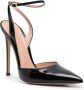 Gianvito Rossi 130mm patent pointed sandals Black - Thumbnail 2