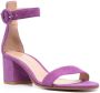 Gianvito Rossi 60mm ankle strap-fastening sandals Purple - Thumbnail 2