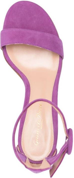 Gianvito Rossi 60mm ankle strap-fastening sandals Purple