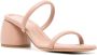Gianvito Rossi 60mm block-heel leather sandals Pink - Thumbnail 2