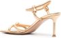 Gianvito Rossi 60mm metallic leather sandals Gold - Thumbnail 3