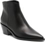 Gianvito Rossi 60mm pointed-toe leather boots Black - Thumbnail 2