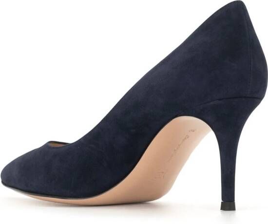 Gianvito Rossi 70 pointed-toe pumps Blue