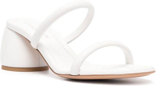 Gianvito Rossi 70mm block-heel sandals White