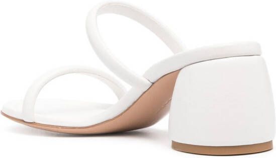 Gianvito Rossi 70mm block-heel sandals White