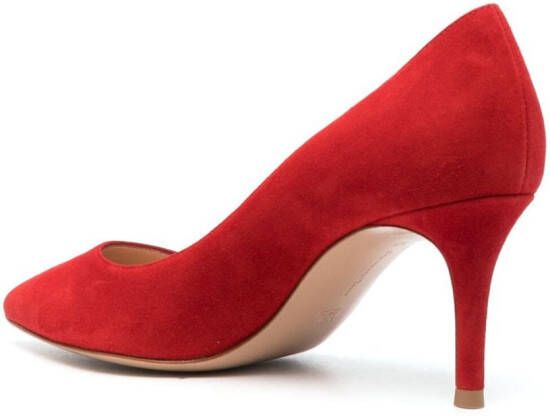 Gianvito Rossi 70mm pointed-toe pumps Red