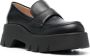 Gianvito Rossi 75mm chunky leather loafers Black - Thumbnail 2