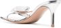 Gianvito Rossi 80mm gemstone-detail leather mules Silver - Thumbnail 3