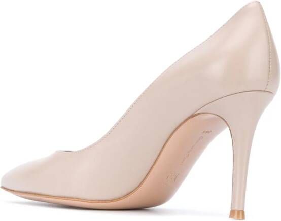 Gianvito Rossi 85mm pointed pumps Neutrals