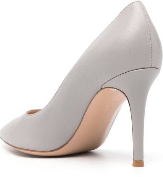 Gianvito Rossi 90mm leather pumps Grey