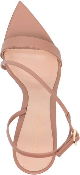 Gianvito Rossi 90mm leather sandals Neutrals