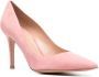 Gianvito Rossi 90mm pointed suede pumps Pink - Thumbnail 2