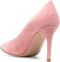 Gianvito Rossi 90mm pointed suede pumps Pink - Thumbnail 3
