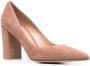 Gianvito Rossi Piper 85mm pointed-toe pumps Neutrals - Thumbnail 2