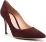Gianvito Rossi 90mm pointed-toe suede pumps Brown - Thumbnail 2