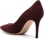 Gianvito Rossi 90mm pointed-toe suede pumps Brown - Thumbnail 3