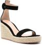 Gianvito Rossi 90mm wedge sandals Black - Thumbnail 2