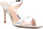 Gianvito Rossi 95mm mirrored leather mules Grey - Thumbnail 2
