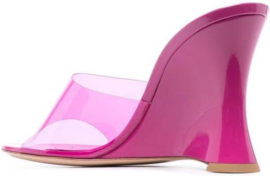 Gianvito Rossi Futura 95mm wedge sandals Pink