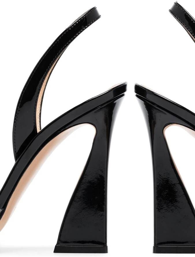 Gianvito Rossi Aillen 105mm slingback sandals Black