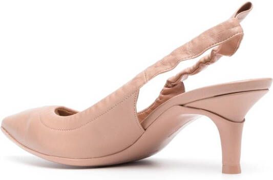 Gianvito Rossi Alina slingback leather pumps Pink