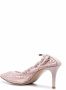 Gianvito Rossi Alisia fishnet 85mm pumps Pink - Thumbnail 3