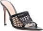 Gianvito Rossi Alisia 105mm mesh mules Black - Thumbnail 2