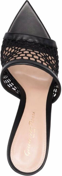 Gianvito Rossi Alisia 105mm mesh mules Black