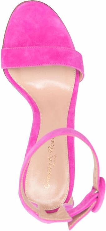 Gianvito Rossi Portofino 105mm suede sandals Pink