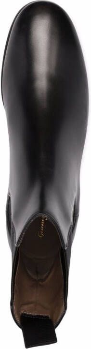Gianvito Rossi ankle-length leather Chelsea boots Black